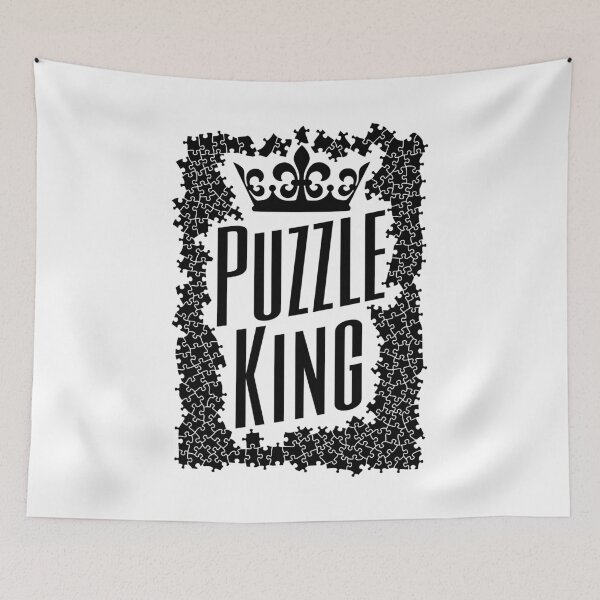 Item preview, Puzzle King Crown Jigsaw Pieces Puzzler Hobbyist Funny designed and sold by GrandeDuc.
