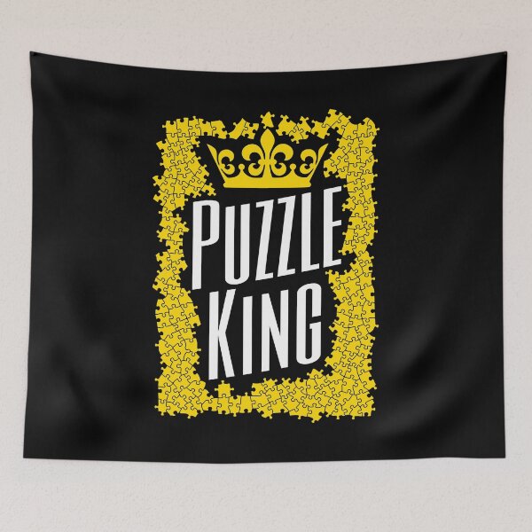 Item preview, Puzzle King Crown Jigsaw Pieces Puzzler Hobbyist Funny designed and sold by GrandeDuc.