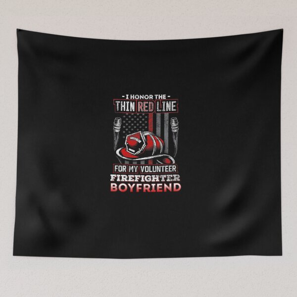 Item preview, Volunteer Firefighter Boyfriend Support designed and sold by shirtkings.