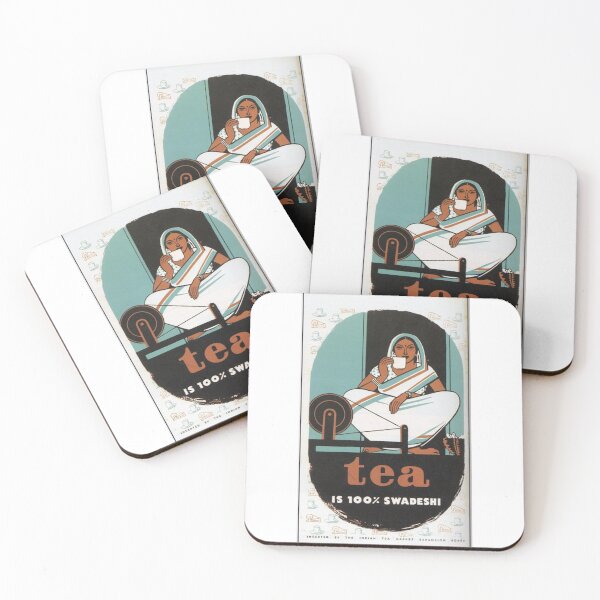 Item preview, 1947 Vintage Indian Tea Poster designed and sold by PeppermintThief.