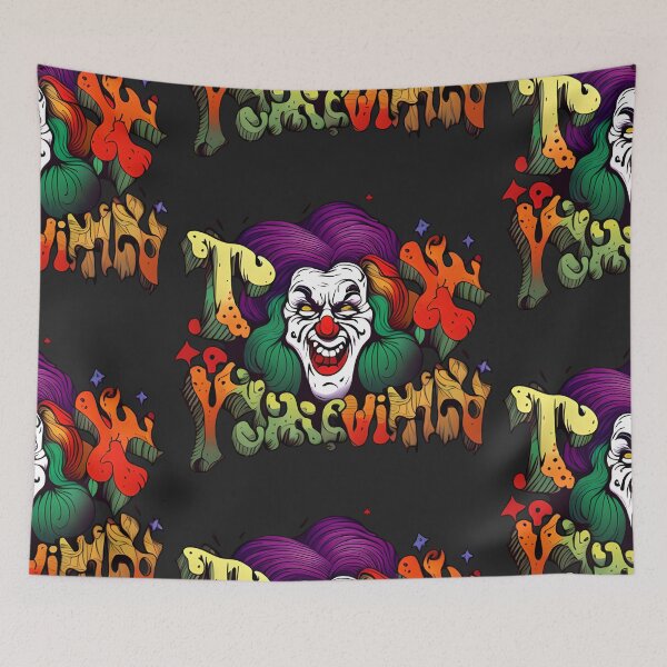 Item preview, Classic Halloween Clown 2 designed and sold by Chubuter.