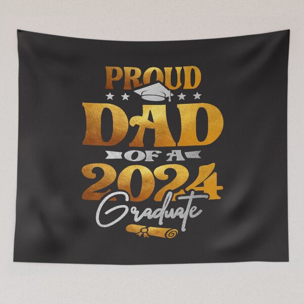 Item preview, Proud Dad of a 2024 Graduate Class of 2024 Senior  designed and sold by cidolopez.