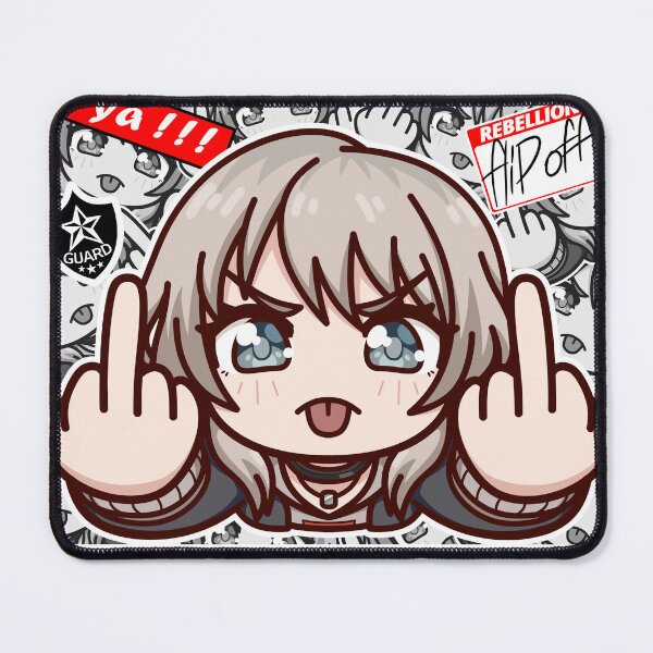 Item preview, Momoka Kawaragi Middle Finger Flip 'Em Off Girls Band Cry Anime Chibi designed and sold by Noredji Morien.