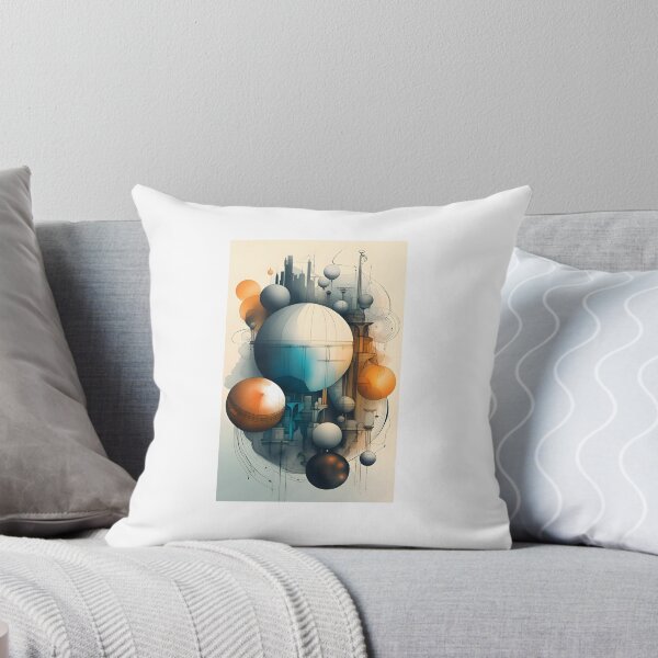 Item preview, Abstract city of orbs and structures designed and sold by K1ndo.