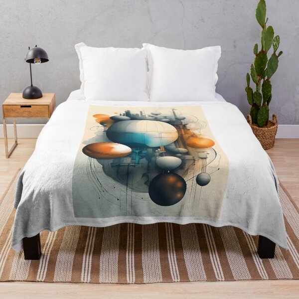 Item preview, Abstract city of orbs and structures designed and sold by K1ndo.