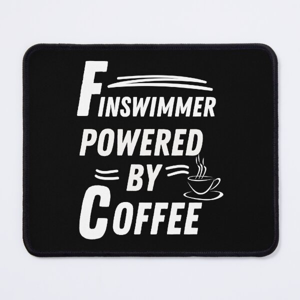 Item preview, Finswimmer powered by coffee designed and sold by annoying-shirts.