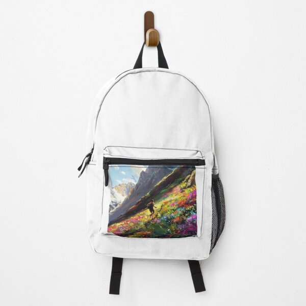 Item preview, Man running trough the flowers of spring designed and sold by Dadziosz.