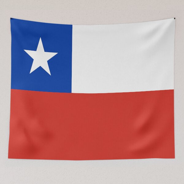 Item preview, Chile flag in South America western edge designed and sold by Peter Etchells.