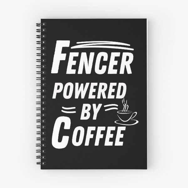 Item preview, Fencer powered by coffee designed and sold by annoying-shirts.