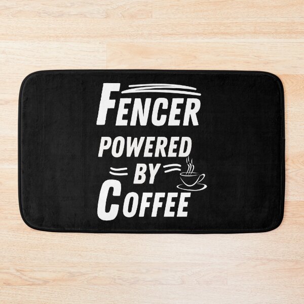 Item preview, Fencer powered by coffee designed and sold by annoying-shirts.