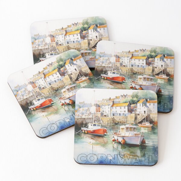 Item preview, Harbour View, Cornwall. designed and sold by EpicStuff4All.