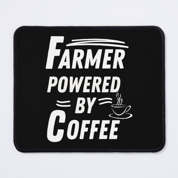 Item preview, Farmer powered by coffee designed and sold by annoying-shirts.