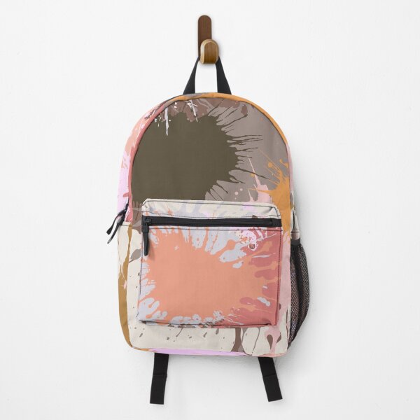 Item preview, Modern Abstract Pattern Ink Splots Pastel Pink Peach Colorful Palette designed and sold by MirabiliaMagpie.
