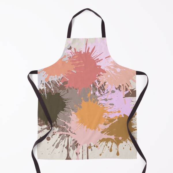 Item preview, Modern Abstract Pattern Ink Splots Pastel Pink Peach Colorful Palette designed and sold by MirabiliaMagpie.