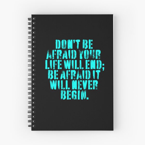 Item preview, Don't be afraid your life will end; be afraid it will never begin. v.2 designed and sold by x1brett.