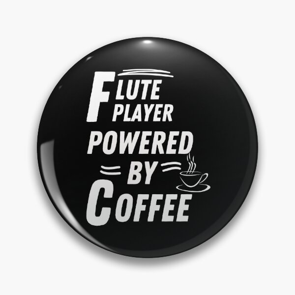 Item preview, Flute Player powered by coffee designed and sold by annoying-shirts.
