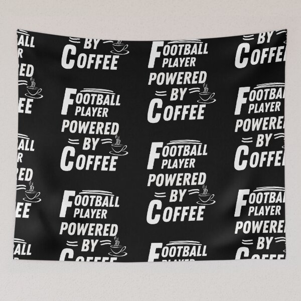Item preview, Football Player powered by coffee designed and sold by annoying-shirts.