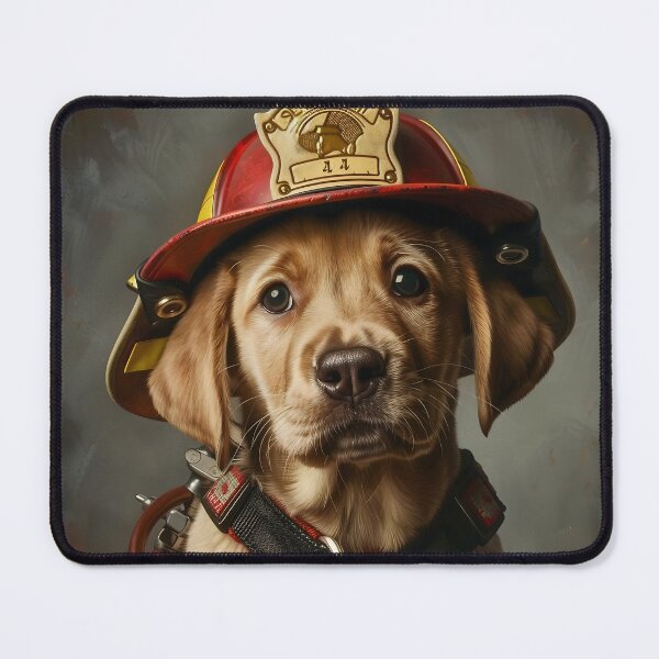 Item preview, Firefighter Puppy designed and sold by dcrc.
