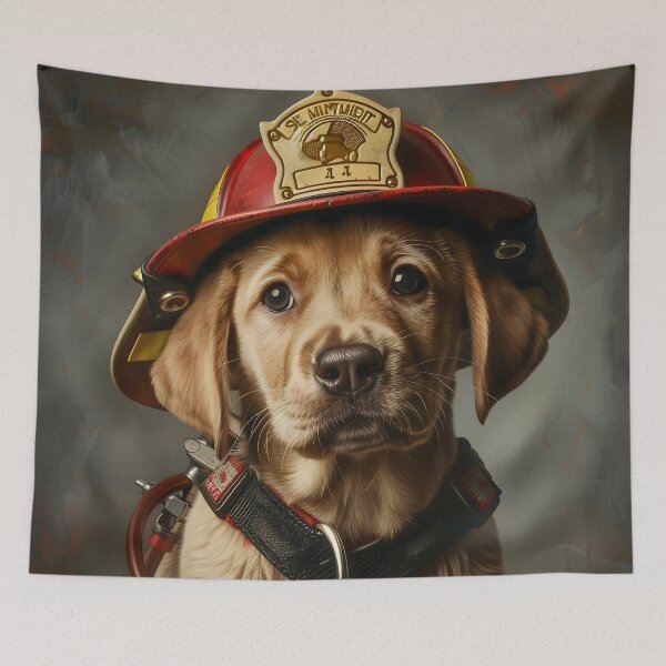 Item preview, Firefighter Puppy designed and sold by dcrc.