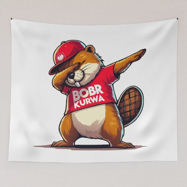 Item preview, Cute Bobr Kurwa Dabbing designed and sold by Designowner.