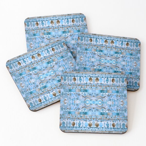 Item preview, Delicate pale blue pattern designed and sold by Flowersonstuff.