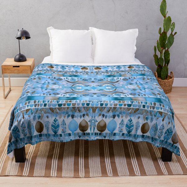 Item preview, Delicate pale blue pattern designed and sold by Flowersonstuff.