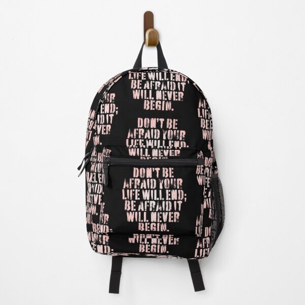 Item preview, Don't be afraid your life will end; be afraid it will never begin. v.6 designed and sold by x1brett.