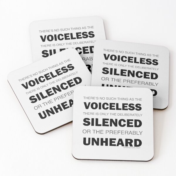 Item preview, There is no such thing as the voiceless designed and sold by LeftDiary.