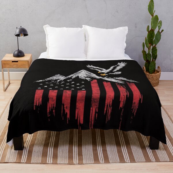Item preview, Eagle & Mountain Wilderness - Patriotic Camping Shirt designed and sold by HOMEDESIGNPRINT.