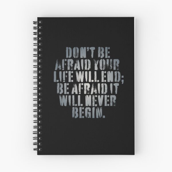 Item preview, Don't be afraid your life will end; be afraid it will never begin. v.8 designed and sold by x1brett.