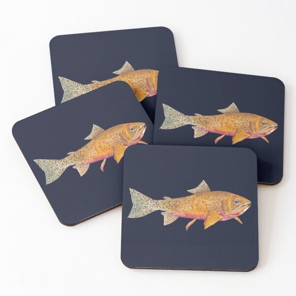 Item preview, CUTTHROAT TROUT-Oncorhynchus clarkii designed and sold by BEATRIZ ABAITUA.