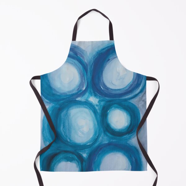 Item preview, Blue circles, watercolor painted designed and sold by DANIS-kunst.
