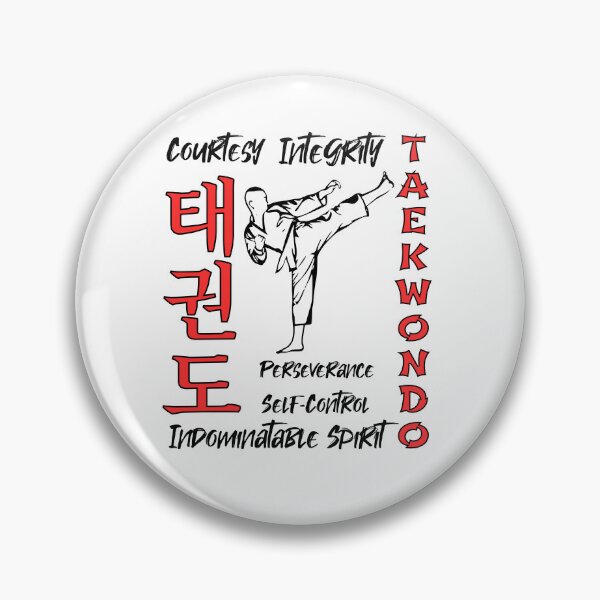 Item preview, Five tenets of Taekwondo designed and sold by Aura Artistic.