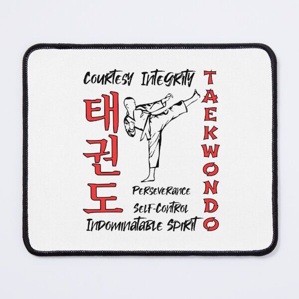 Item preview, Five tenets of Taekwondo designed and sold by Aura Artistic.