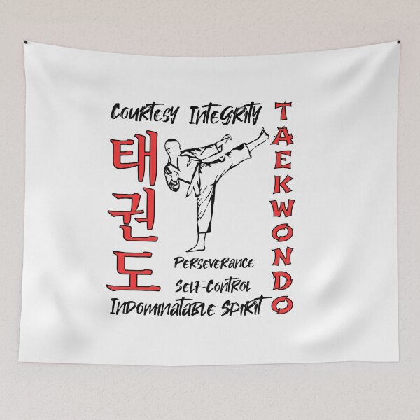 Item preview, Five tenets of Taekwondo designed and sold by Aura Artistic.