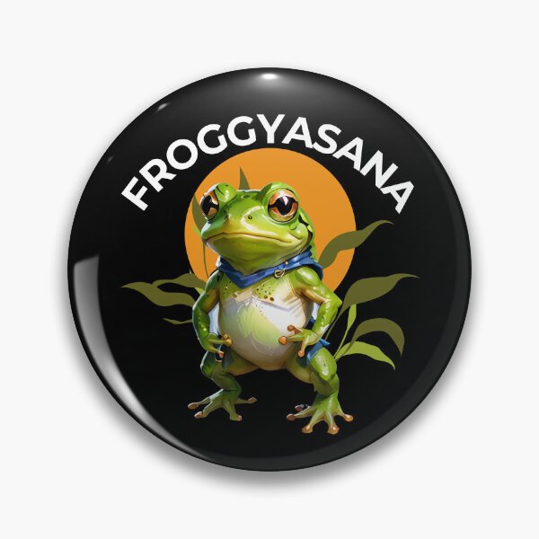 Item preview, Warrior Ribbit: Strike a Pose with This Adorable Frog Yoga Tee designed and sold by ArchVibe.