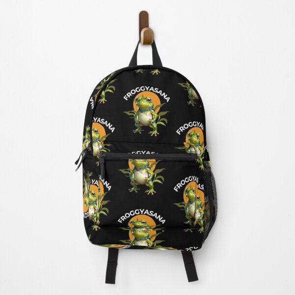 Artikelvorschau, Warrior Ribbit: Machen Sie eine Pose mit diesem entzückenden Frosch-Yoga-T-Shirt entworfen und verkauft von ArchVibe.