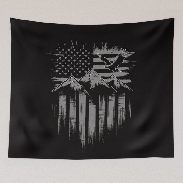 Item preview,  Eagle & Mountain Wilderness - Patriotic Camping Shirt designed and sold by HOMEDESIGNPRINT.