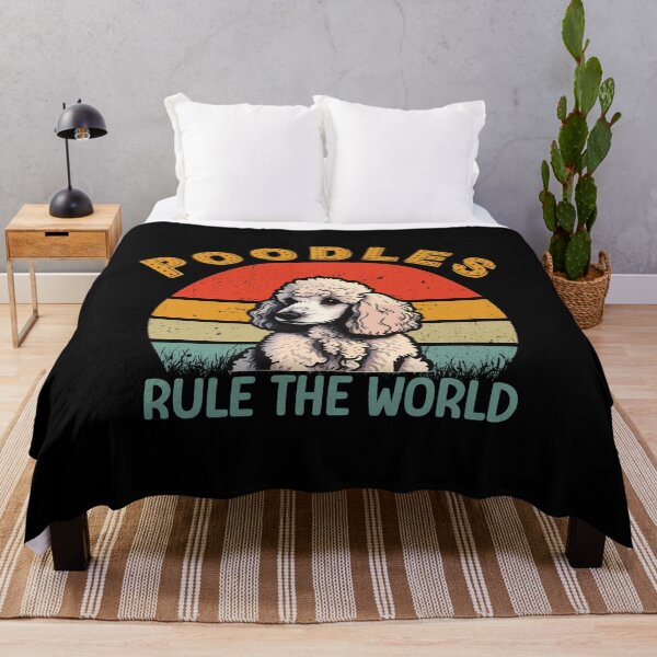 Item preview, Poodles rule the world designed and sold by VibeStyleShop.