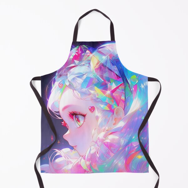 Item preview, Radiant Reflective Crystal Shimmer Anime Girl designed and sold by bubblegoth.