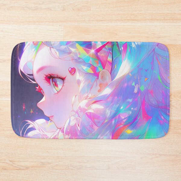 Item preview, Radiant Reflective Crystal Shimmer Anime Girl designed and sold by bubblegoth.
