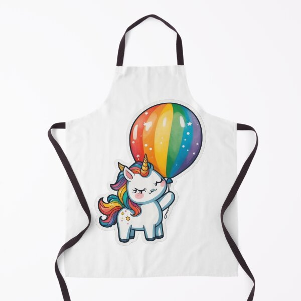 Item preview, Cute Unicorn & balloon designed and sold by RoseAIArtRhythm.