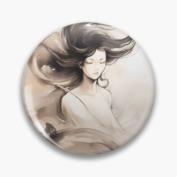 Aperçu de l'œuvre Peinture de fille asiatique créée et vendue par L7GraphicLab.