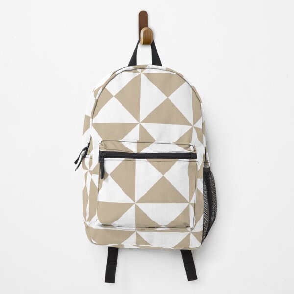 Item preview, Geometric Bow Tie Triangle Pattern (tan/white) designed and sold by Design Minds Boutique.