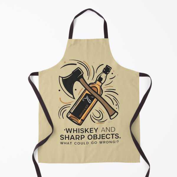Item preview, Whiskey and Sharp Objects. What could go wrong? Funny Axe Throwing Lover designed and sold by bluel_evin.
