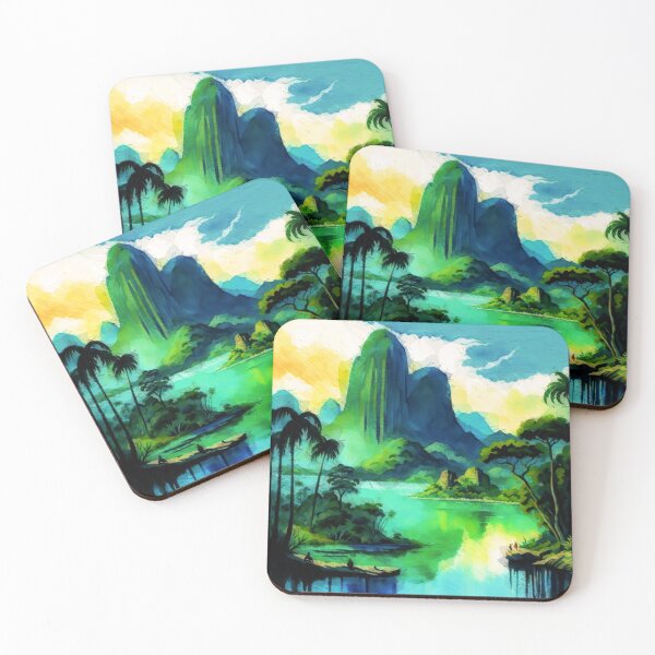 Item preview, Landscapes and backgrounds v4 green designed and sold by Helios Be. Lavsh.