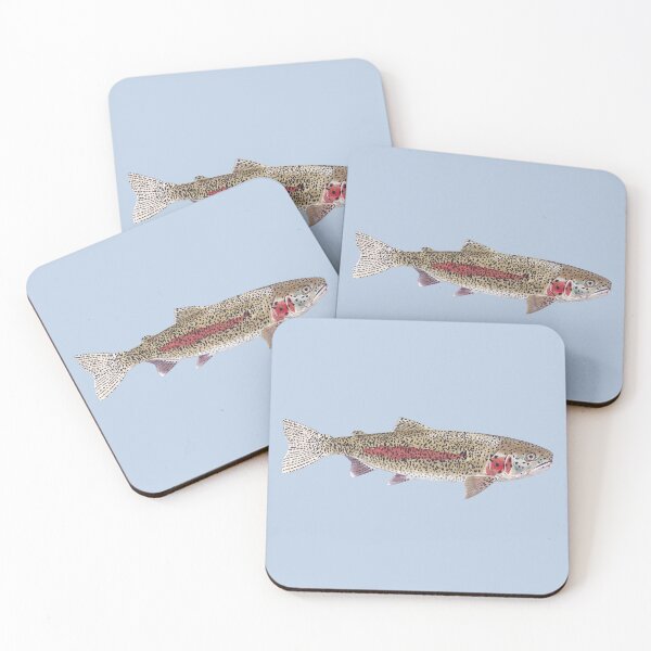 Item preview, RAINBOW TROUT-Oncorhynchus mykiss designed and sold by BEATRIZ ABAITUA.