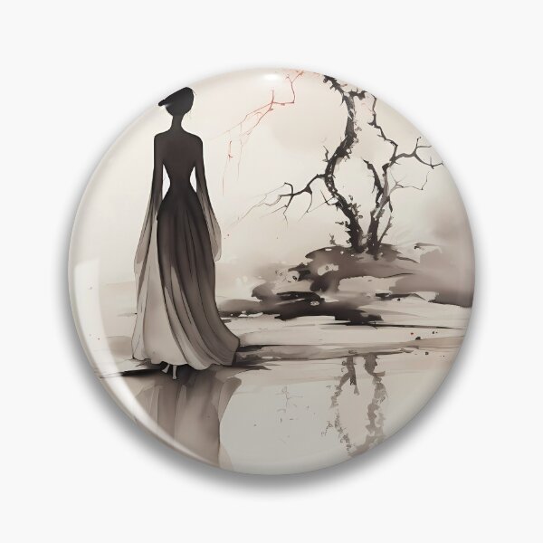 Item preview, Asian girl painting designed and sold by L7GraphicLab.