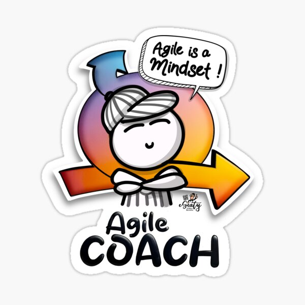 Item preview, Agile with a Coach designed and sold by eSeaty.