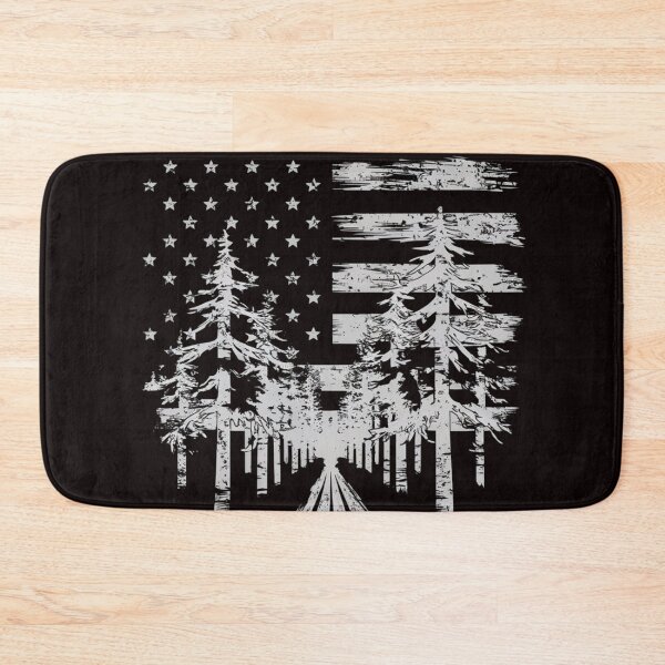 Item preview, Starry Night Forest Escape - Monochrome Camping & Nature Inspired T-Shirt designed and sold by HOMEDESIGNPRINT.